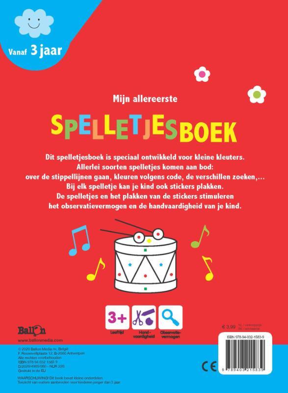 Mijn allereerste spelletjesboek 3+ eend 2