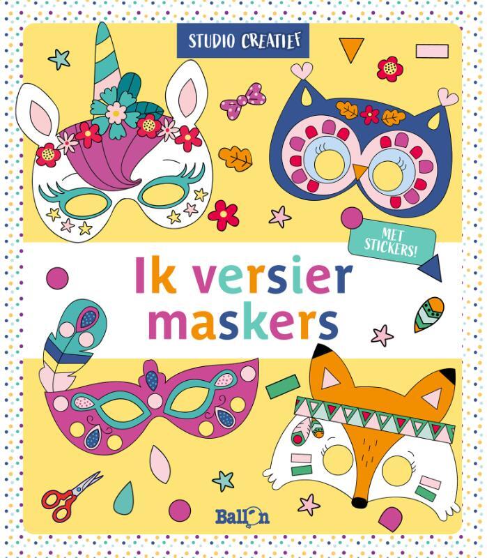 Omslag van boek: Ik versier maskers