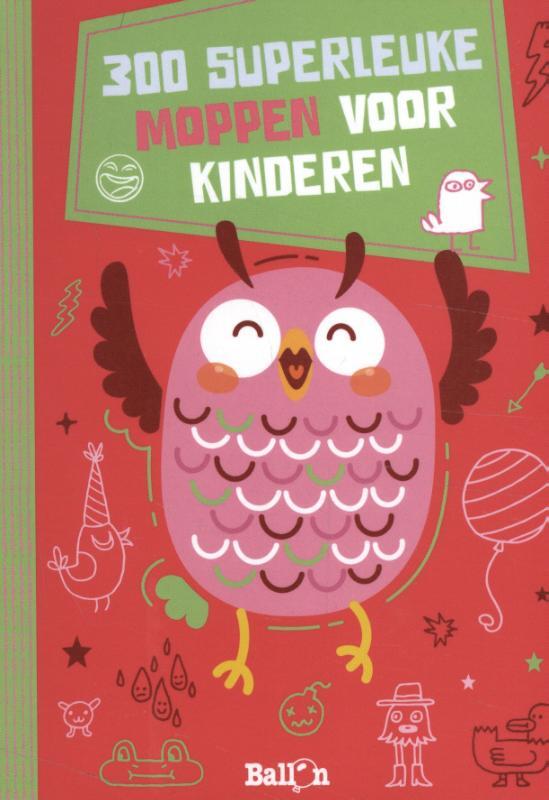 Omslag van boek: 300 superleuke moppen voor kinderen