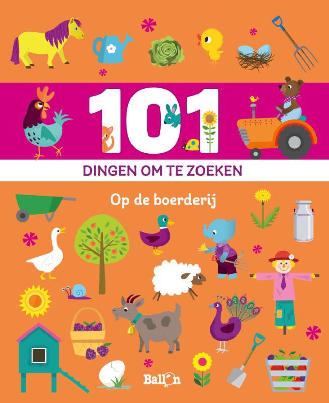 Omslag van boek: 101 dingen om te zoeken op de boerderij