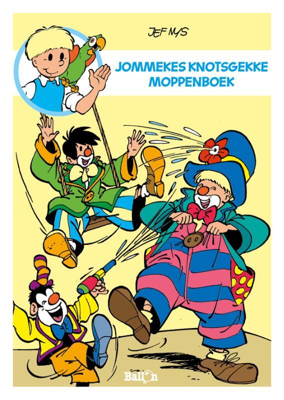 Omslag van boek: Jommekes knotsgekke moppenboek