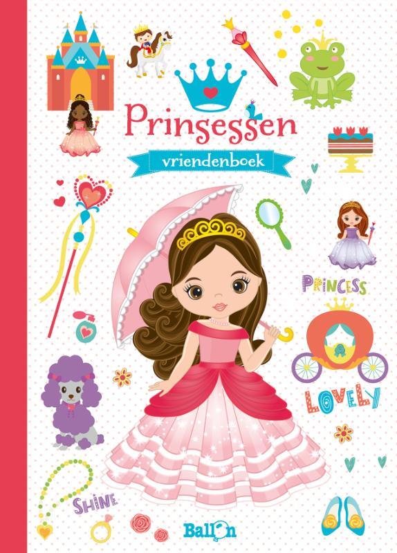Omslag van boek: Vriendenboek Prinsessen