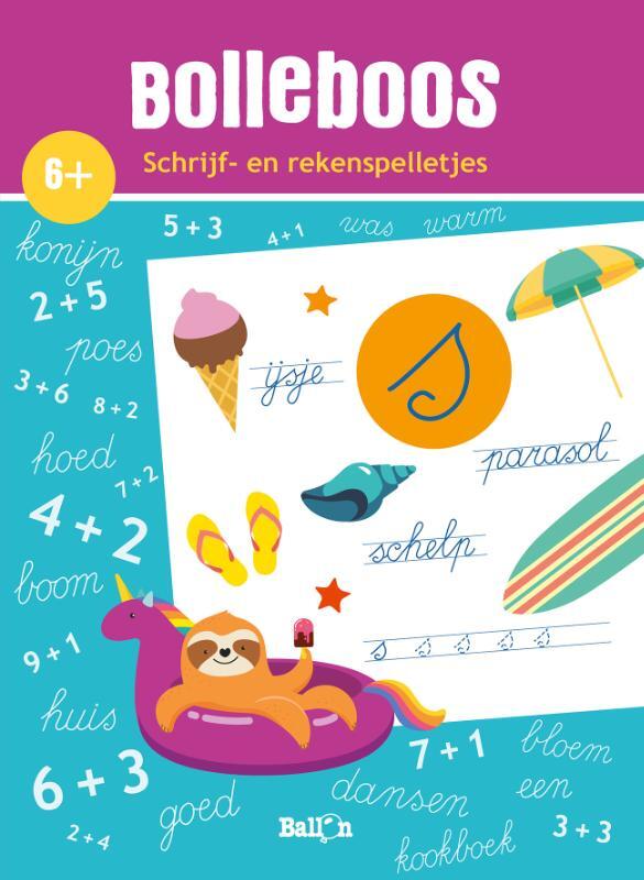 Omslag van boek: 6+Schrijf- en rekenspelletjes