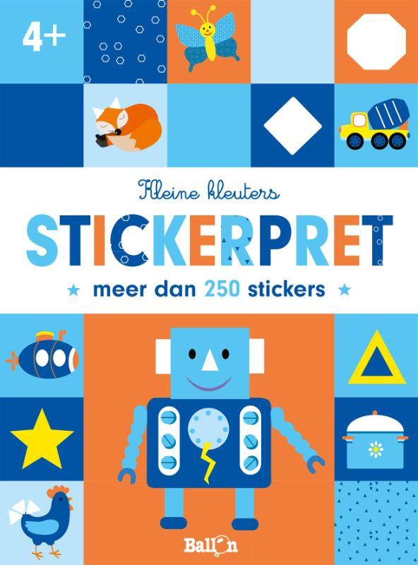 Omslag van boek: Stickerpret 4+