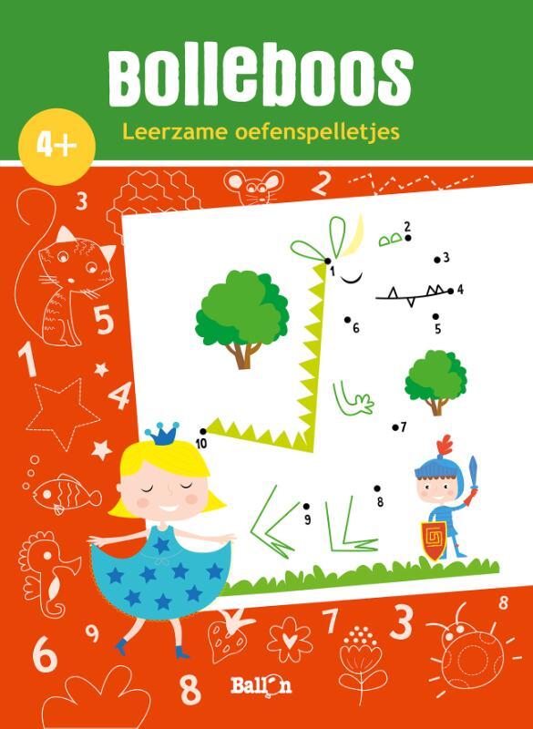 Omslag van boek: Leerrijke oefenspelletjes 4+