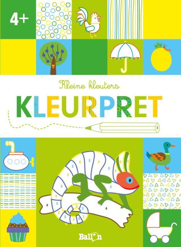 Omslag van boek: Kleurpret 4+
