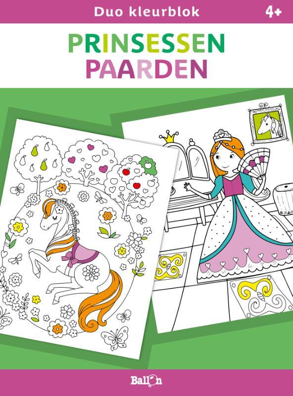 Omslag van boek: Prinsessen en paarden