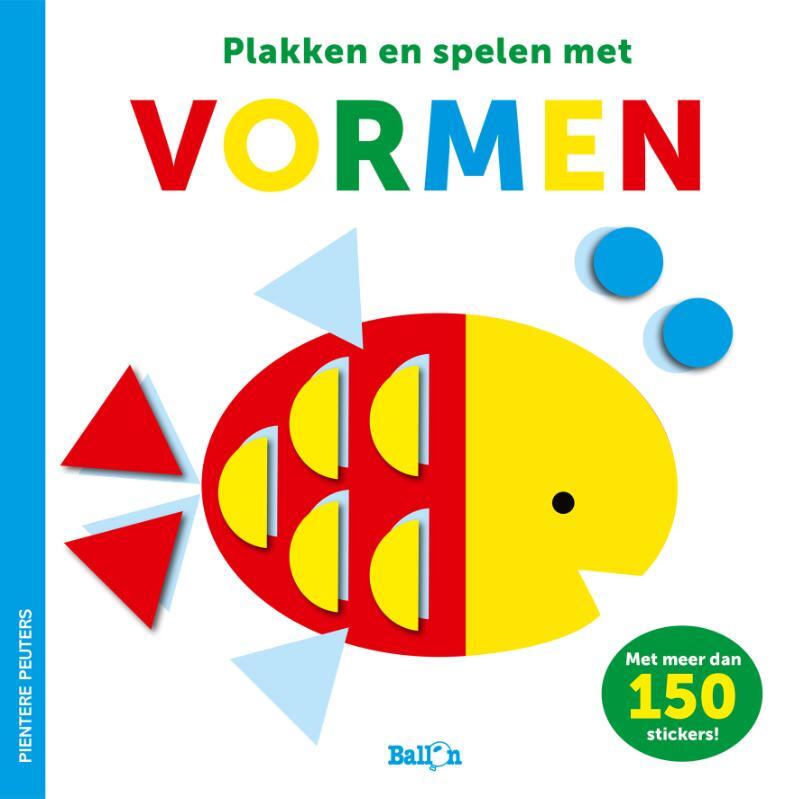 Omslag van boek: Plakken en spelen met vormen