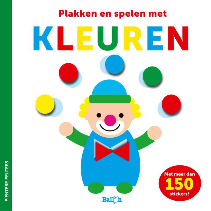 Omslag van boek: Plakken en spelen met kleuren