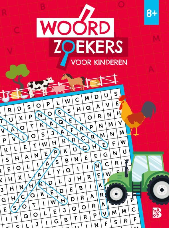 Omslag van boek: Woordzoekers 8+