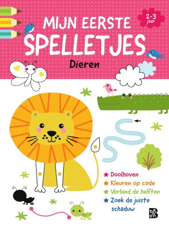 Omslag van boek: Mijn eerste spelletjesblok 2-3 jaar Dieren