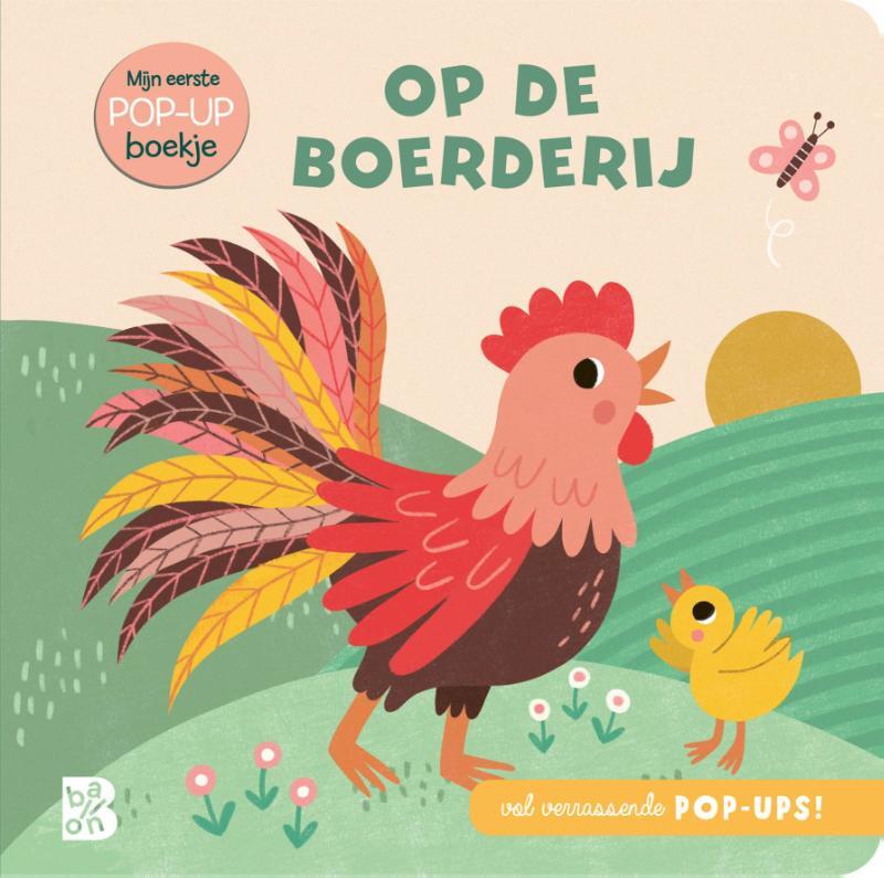 Omslag van boek: Mijn eerste pop-upboekje: Op de boerderij