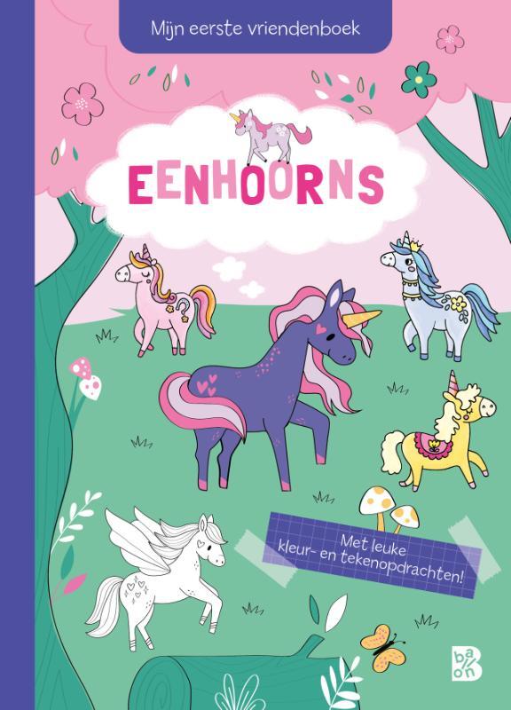 Omslag van boek: Mijn eerste vriendenboek: Eenhoorns