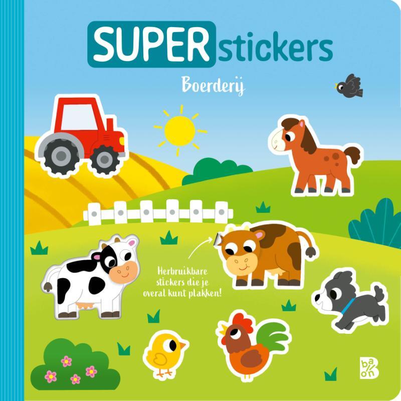 Omslag van boek: Superstickers: Boerderij