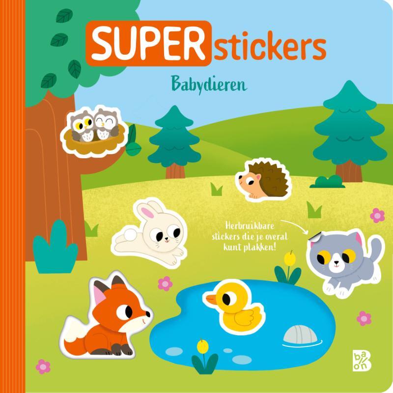Omslag van boek: Superstickers: Babydieren