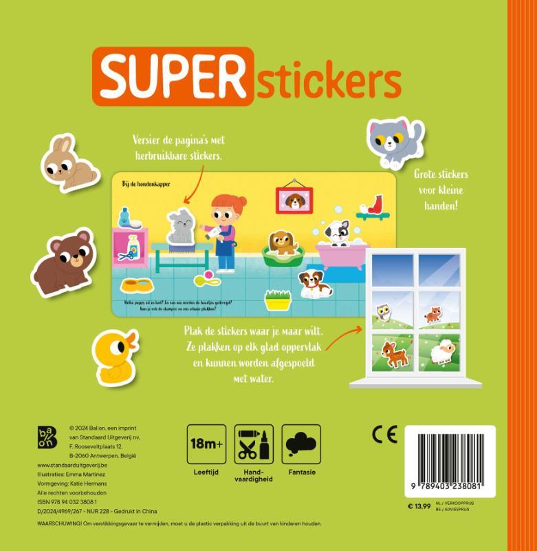 Superstickers: Babydieren 2