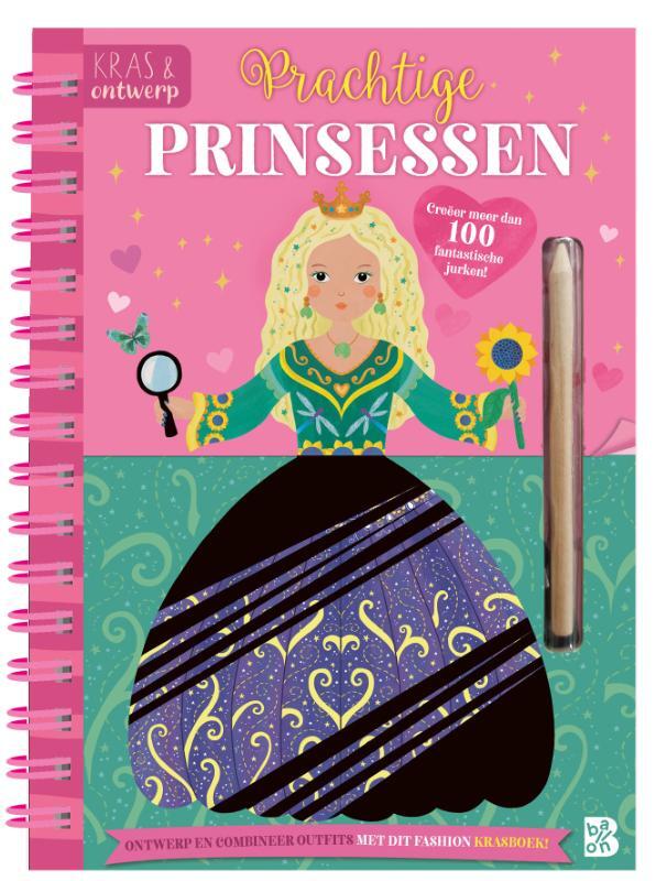 Omslag van boek: Kras & ontwerp: Prachtige prinsessen