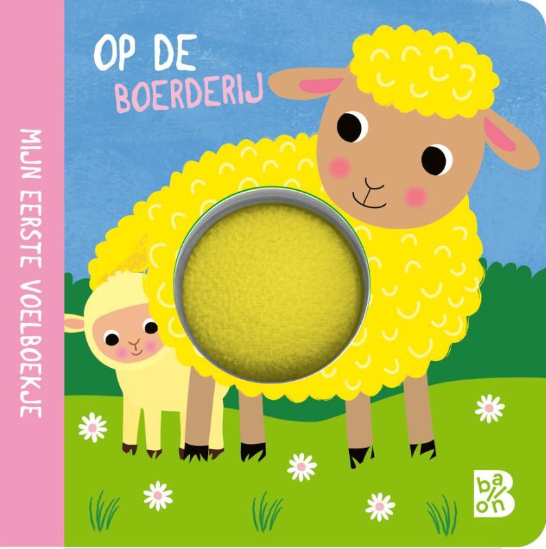 Omslag van boek: Mijn eerste voelboekje: Op de boerderij