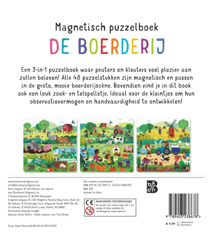 Magnetisch puzzelboek: De boerderij 2
