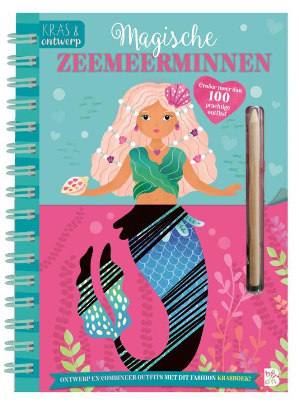 Omslag van boek: Kras & ontwerp: Magische zeemeerminnen