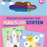 Kleuren en tekenen met magische stiften: Magische wereld 1