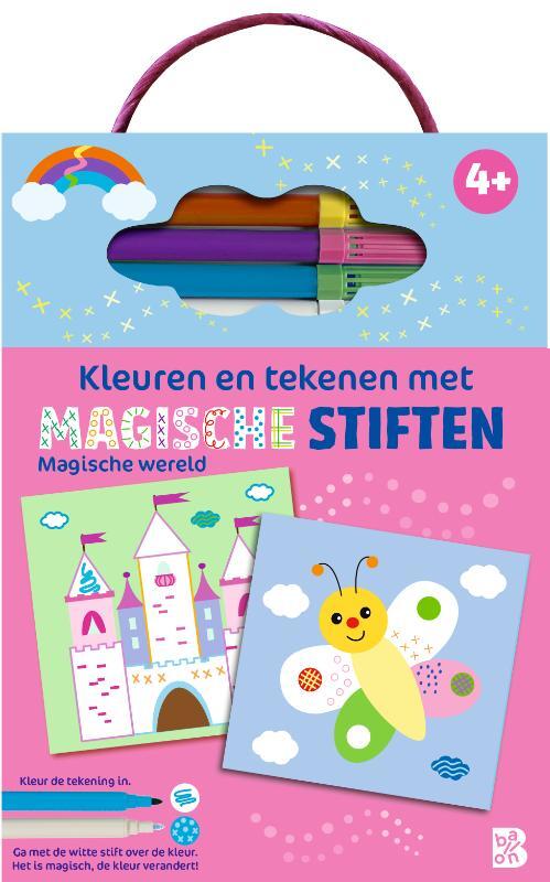Omslag van boek: Kleuren en tekenen met magische stiften: Magische wereld
