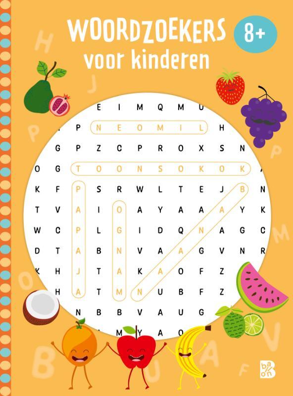 Omslag van boek: Woordzoekers 8+