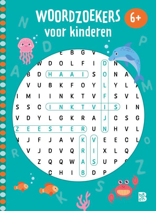 Omslag van boek: Woordzoekers 6+