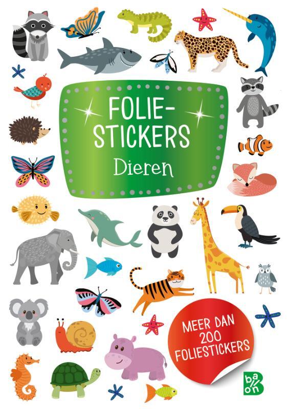 Omslag van boek: Foliestickers - Dieren