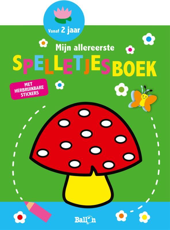 Omslag van boek: 2+Mijn allereerste spelletjesboek