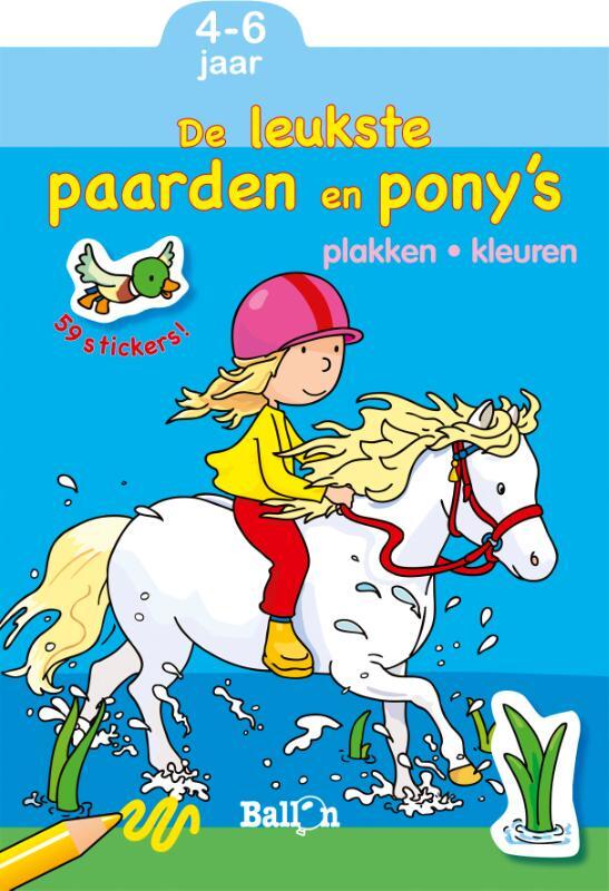 Omslag van boek: 4-6 jaarDe leukste paarden en pony's