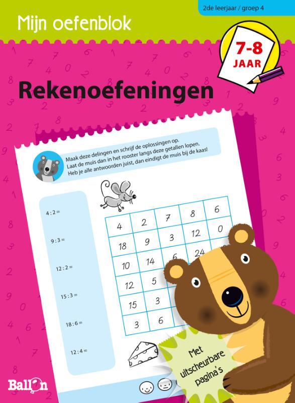 Omslag van boek: 7-8 jaarRekenoefeningen