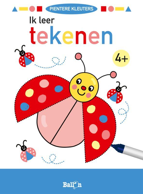 Omslag van boek: 4+Ik leer tekenen