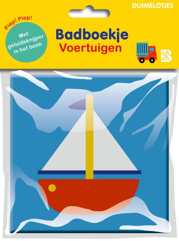 Omslag van boek: Badboekje Voertuigen