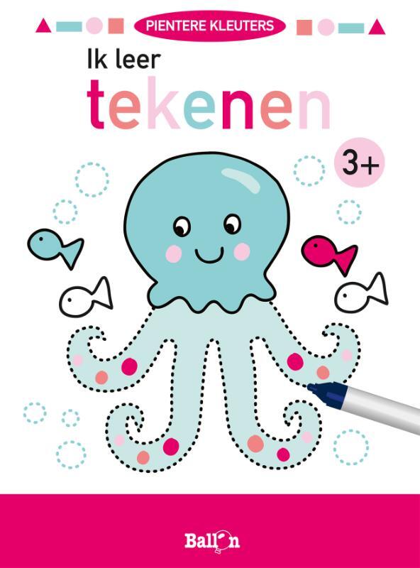 Omslag van boek: 3+Ik leer tekenen