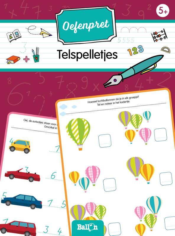 Omslag van boek: 5+Telspelletjes