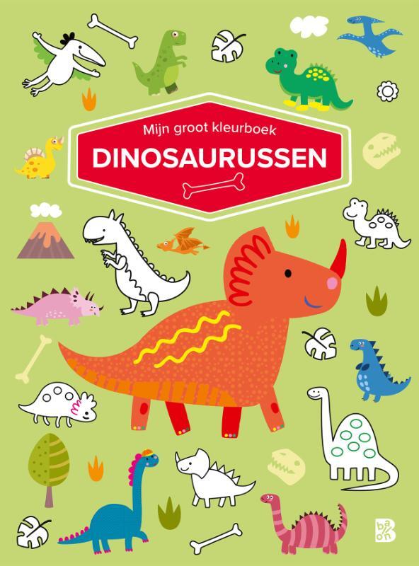 Omslag van boek: Mijn groot kleurboek - Dinosaurussen