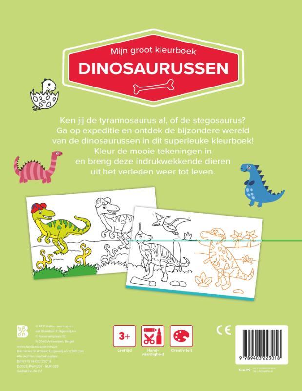 Mijn groot kleurboek - Dinosaurussen 2