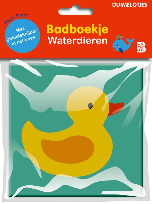 Omslag van boek: Badboekje Waterdieren